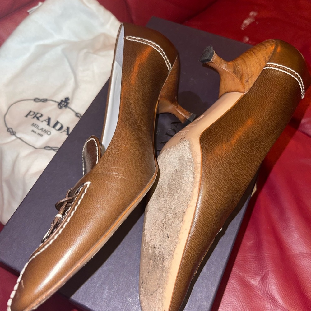 Prada brown kitten heels - Picture 3 of 10